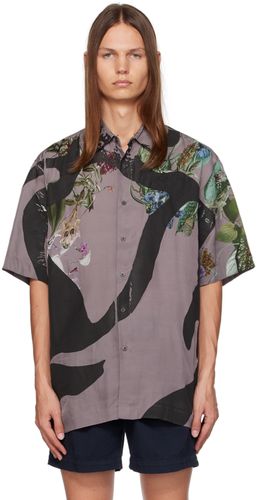 Purple Printed Shirt - Dries Van Noten - Modalova