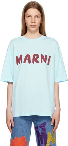 Marni Blue Printed T-Shirt - Marni - Modalova