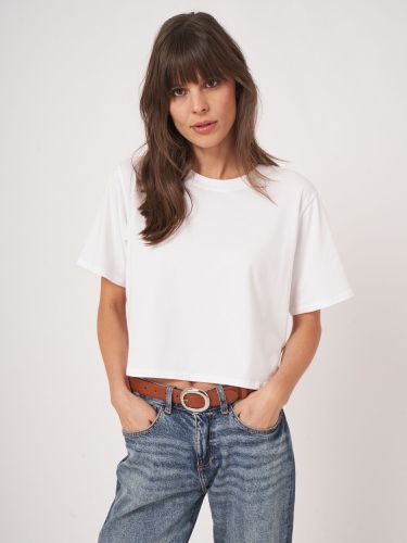 Boxy casual fit T-shirt - REPEAT cashmere - Modalova