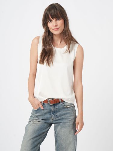 Silk tank top with rib knit trims - REPEAT cashmere - Modalova