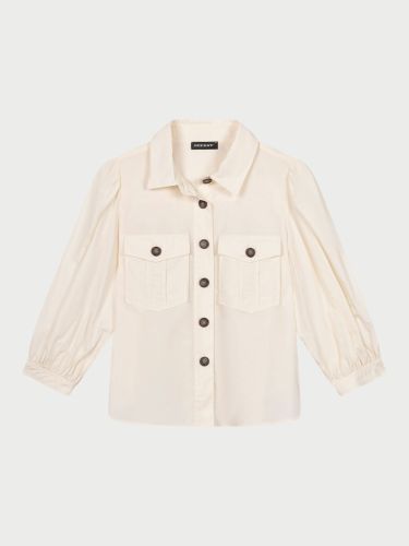 Cotton blouse jacket - REPEAT cashmere - Modalova