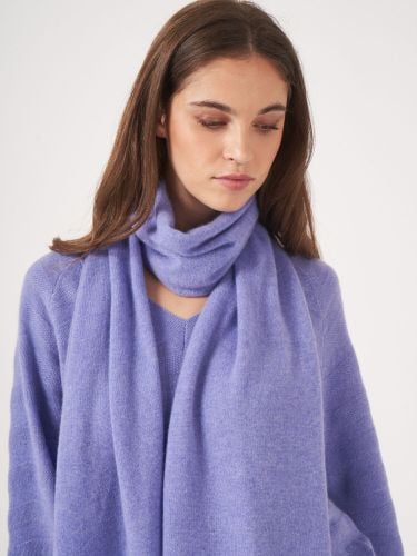 Fine knit organic cashmere scarf - REPEAT cashmere - Modalova