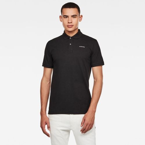 Oluv Slim Polo - Black - Men - G-Star RAW - Modalova