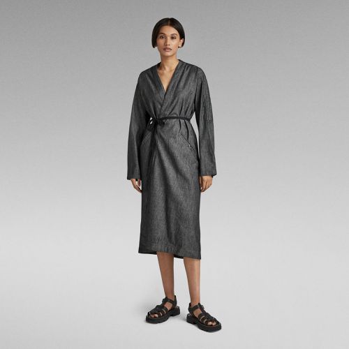 Wrap Dress - Black - Women - G-Star RAW - Modalova