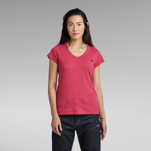 Camiseta Eyben Slim V-Neck - Mujer - G-Star RAW - Modalova