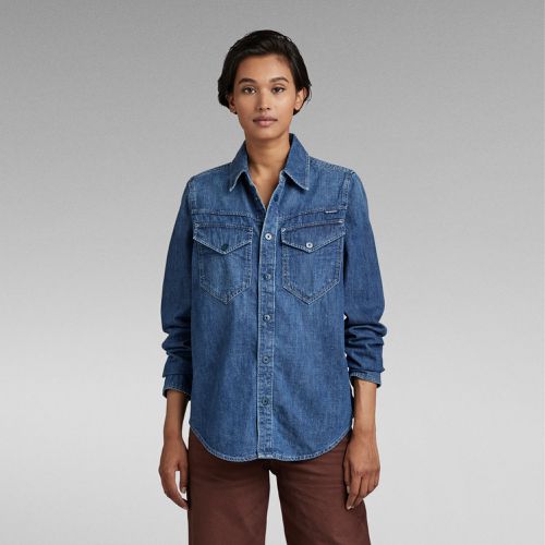 Boxy Shirt - Medium blue - Women - G-Star RAW - Modalova