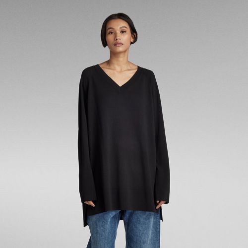 Jersey Oversized V-Neck Knitted - Mujer - G-Star RAW - Modalova