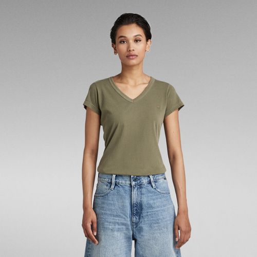 Camiseta Eyben Slim V-Neck - Mujer - G-Star RAW - Modalova