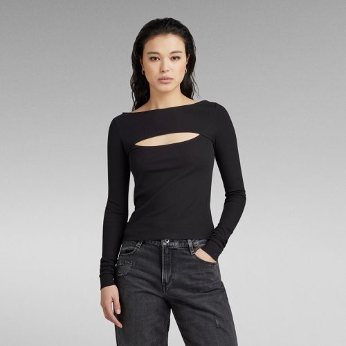 Top Cut-Out Slim Boat - Mujer - G-Star RAW - Modalova