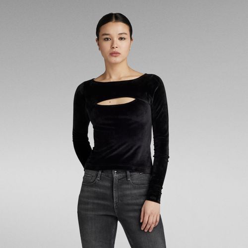 Cut-Out Slim Boatneck Top - Women - G-Star RAW - Modalova