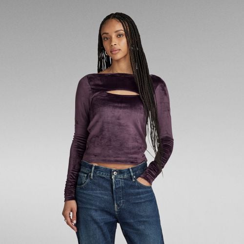 Cut-Out Slim Boatneck Top - Women - G-Star RAW - Modalova