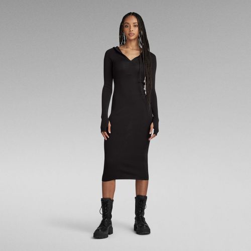 Hooded Slim Knitted Dress - Women - G-Star RAW - Modalova