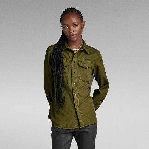 Camisa Slim - Verde - Mujer - G-Star RAW - Modalova