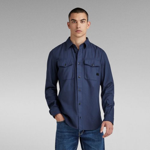 Marine Slim Shirt - Dark blue - Men - G-Star RAW - Modalova