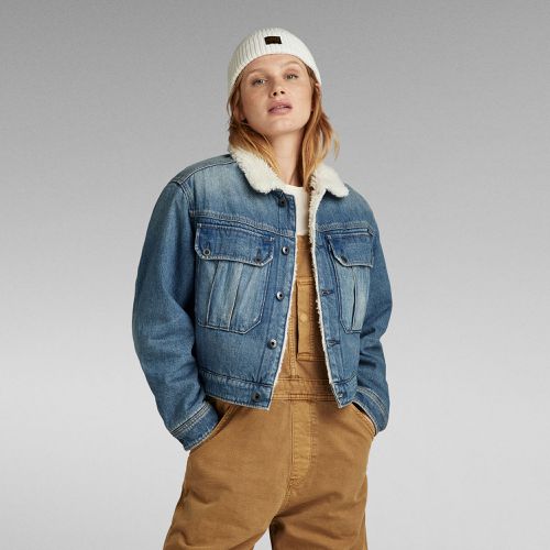 Short Sherpa Denim Jacket - Women - G-Star RAW - Modalova