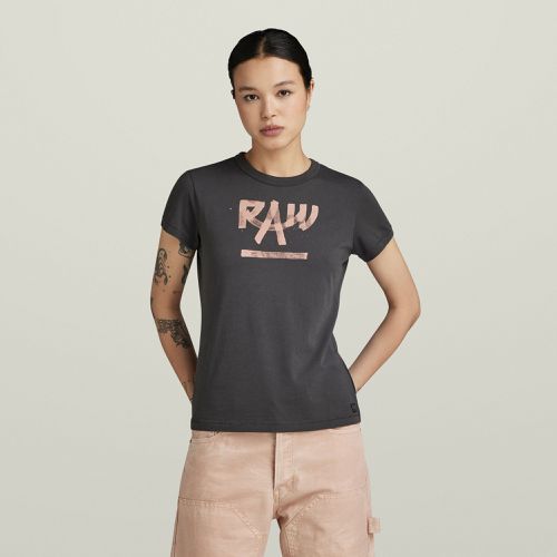 Calligraphy Graphic Top - - Women - G-Star RAW - Modalova