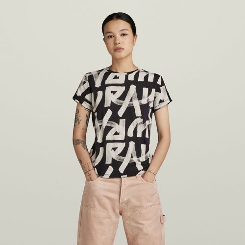 Calligraphy Allover Top - - Women - G-Star RAW - Modalova