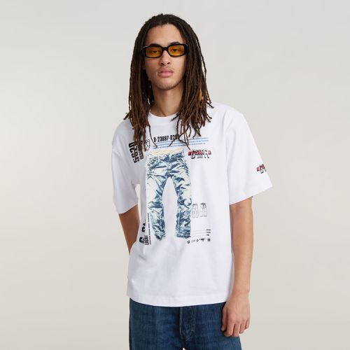 Camiseta Modelkit Print Boxy - - Hombre - G-Star RAW - Modalova