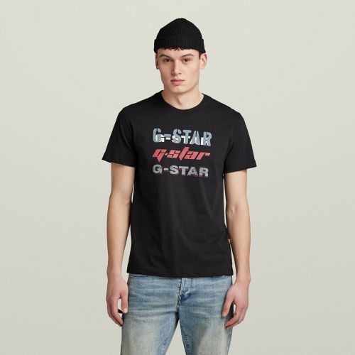 Triple Logo Graphic T-Shirt - - Men - G-Star RAW - Modalova