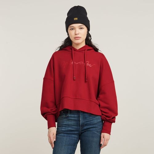 Suéter G-Script Oversized Hooded - Mujer - G-Star RAW - Modalova