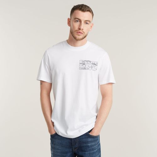 Topography Chest Graphic Slim T-Shirt - Men - G-Star RAW - Modalova