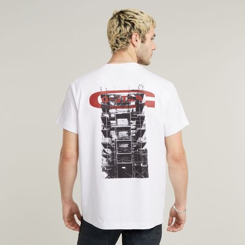 Scaffolding Back Graphic T-Shirt - Men - G-Star RAW - Modalova