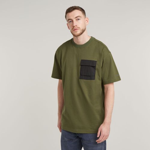 Camiseta Woven Mix Pocket Loose - Hombre - G-Star RAW - Modalova