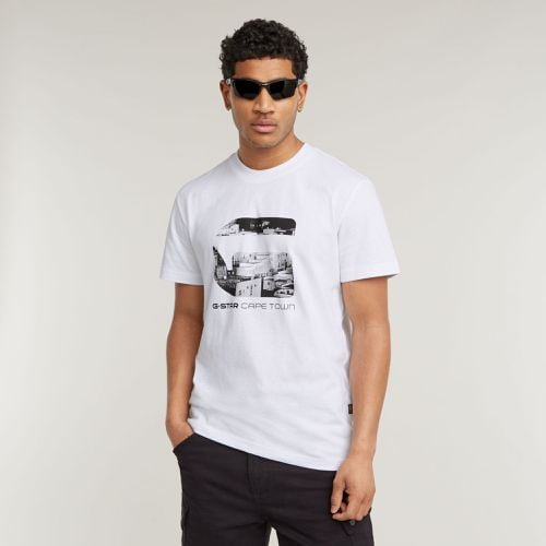 Cape Town T-Shirt - White - Men - G-Star RAW - Modalova