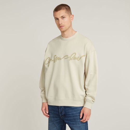 Chenille G-Script Loose Sweater - Men - G-Star RAW - Modalova