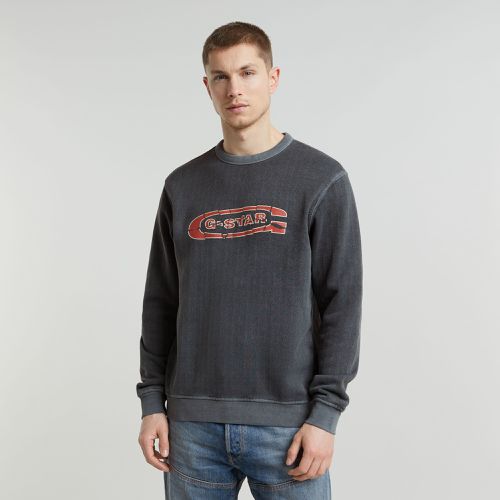 Destroyed G Logo Washed Sweater - - Men - G-Star RAW - Modalova