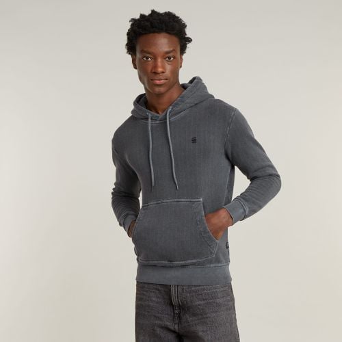 Overdyed Hoodie - Black - Men - G-Star RAW - Modalova