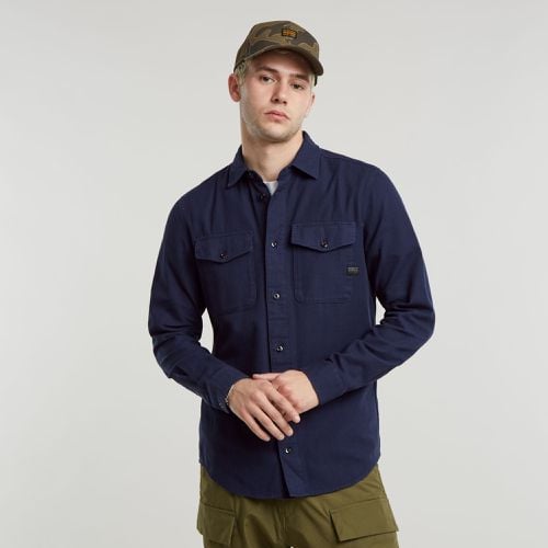 Marine Slim Shirt - Dark blue - Men - G-Star RAW - Modalova