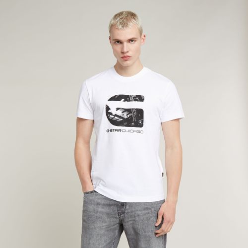 Camiseta Chicago - Blanco - Hombre - G-Star RAW - Modalova