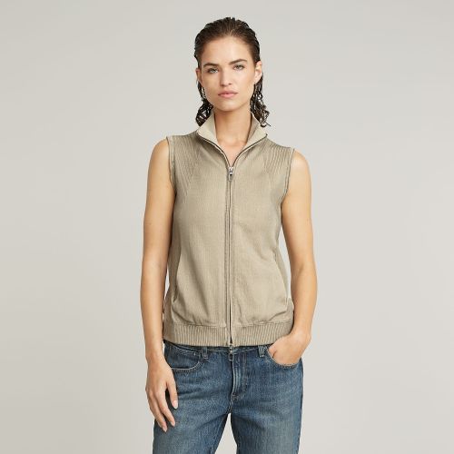 Top Washed Lightweight Zip - Mujer - G-Star RAW - Modalova