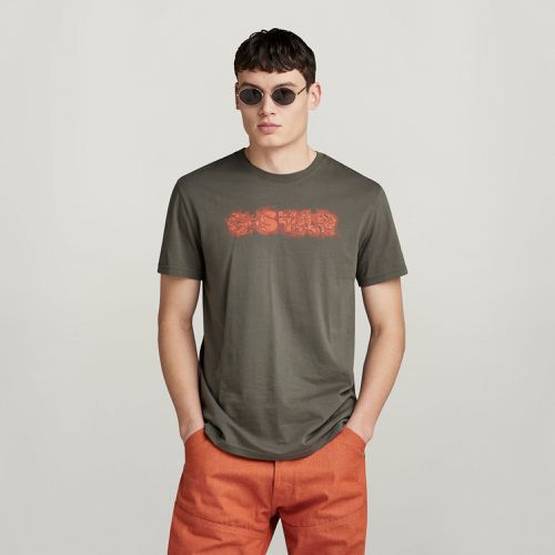 Distressed Logo T-Shirt - - Men - G-Star RAW - Modalova