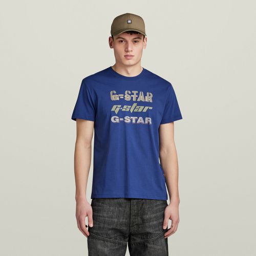 Triple Logo Graphic T-Shirt - - Men - G-Star RAW - Modalova