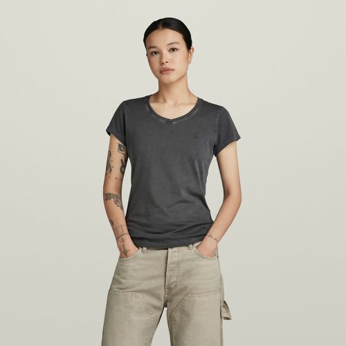 Overdyed Eyben Slim V-Neck Top 2.0 - - Women - G-Star RAW - Modalova