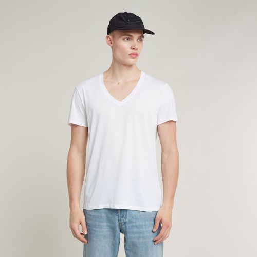 Pack De Dos Camisetas Base Heather V-neck - - Hombre - G-Star RAW - Modalova