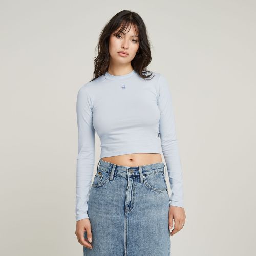 Top Cropped Mock Slim - Mujer - G-Star RAW - Modalova