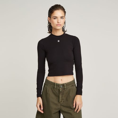 Top Cropped Mock Slim - Mujer - G-Star RAW - Modalova