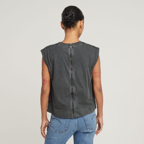 Top Back Zip Overdyed - Mujer - G-Star RAW - Modalova