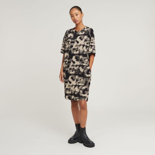 Sprayed Letters Loose Dress - Women - G-Star RAW - Modalova