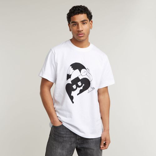 Camiseta Illustration Leg Loose - Hombre - G-Star RAW - Modalova