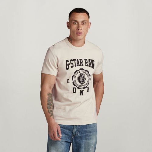 Collegic T-Shirt - White - Men - G-Star RAW - Modalova