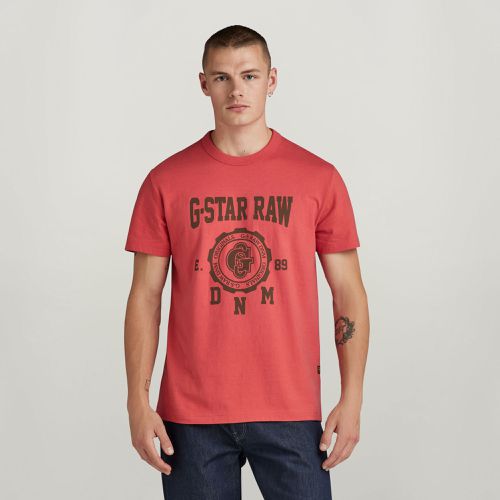 Camiseta Collegic - Rojo - Hombre - G-Star RAW - Modalova