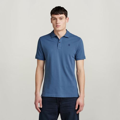 Dunda Slim Polo - Medium blue - Men - G-Star RAW - Modalova