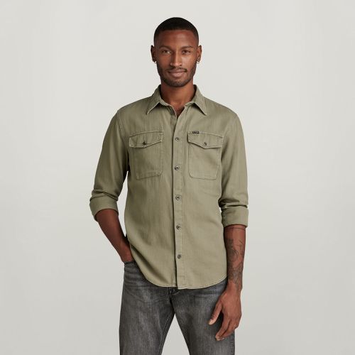 Marine Slim Shirt - Green - Men - G-Star RAW - Modalova