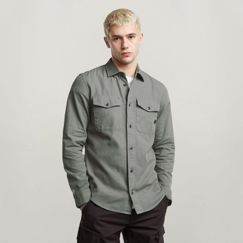 Camisa Marine Slim - Gris - Hombre - G-Star RAW - Modalova