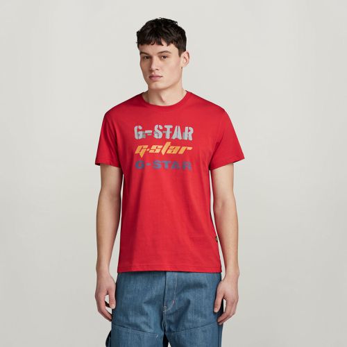 Camiseta Triple Logo Graphic - Hombre - G-Star RAW - Modalova