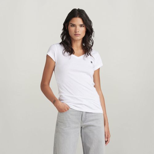 Top Eyben Slim V-Neck - Mujer - G-Star RAW - Modalova